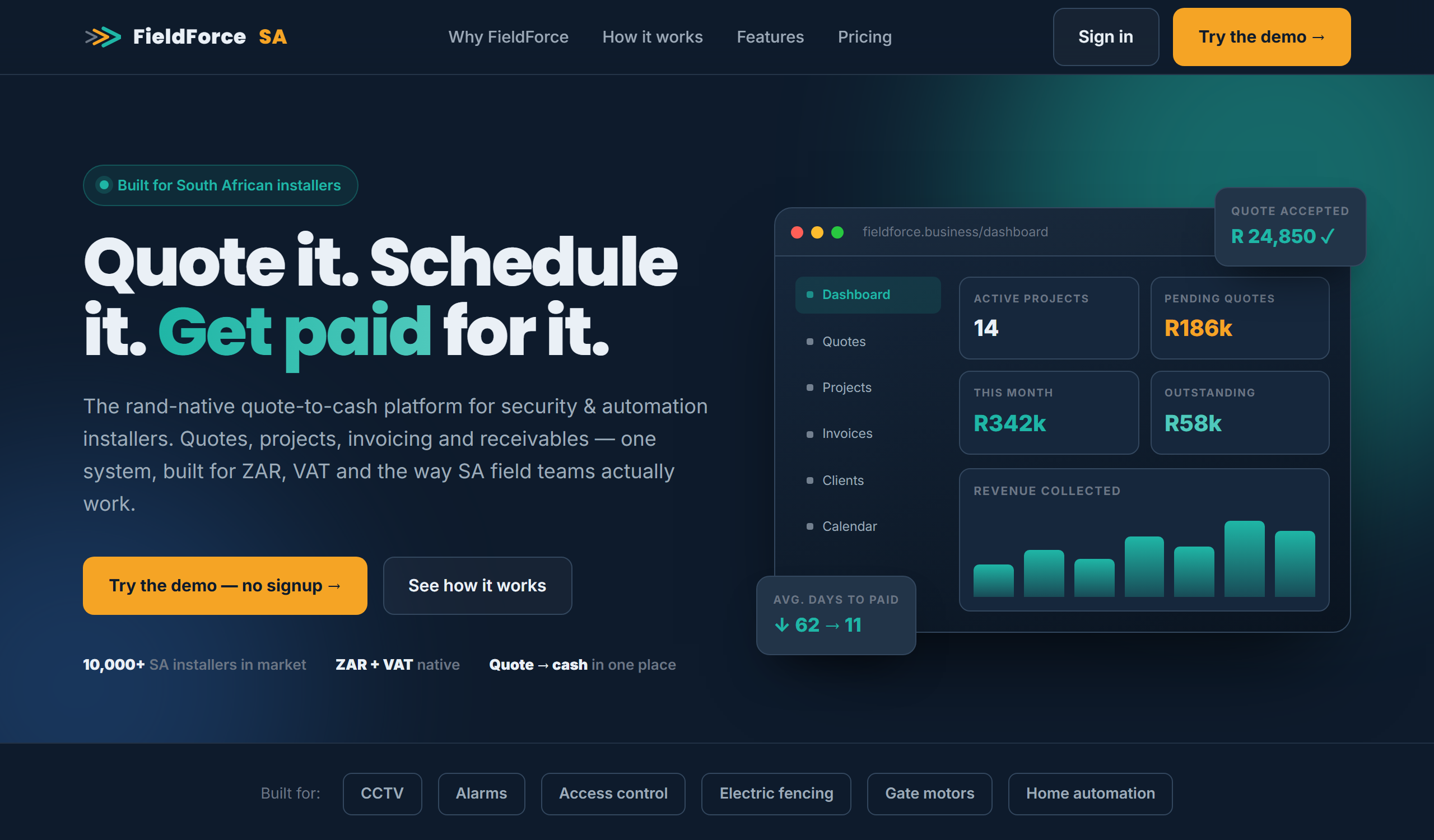 FieldForce SA — Field Service Management